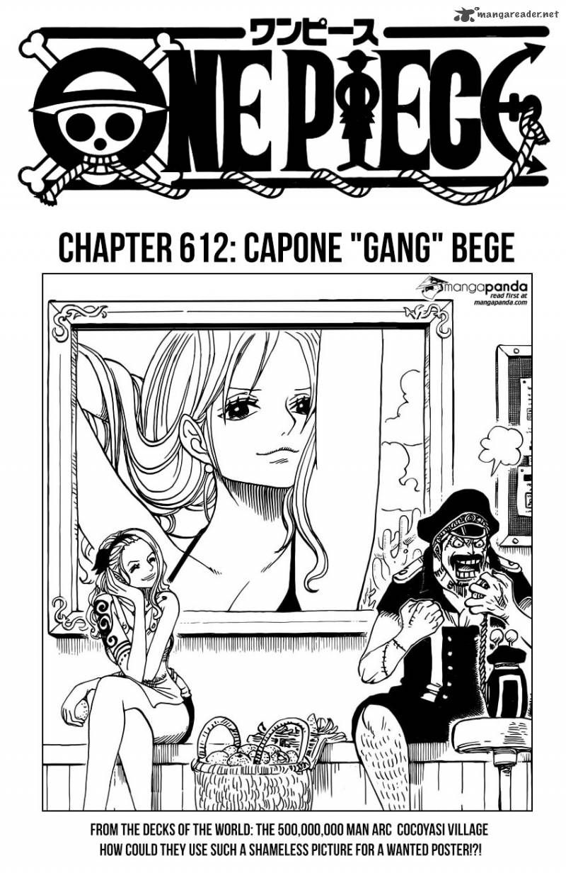 One Piece Chapter 812 — page 1