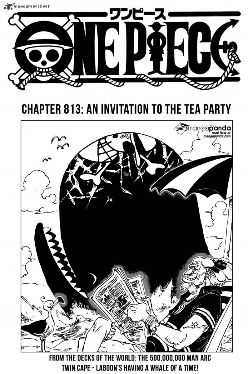 One Piece Chapter 813 — page 1