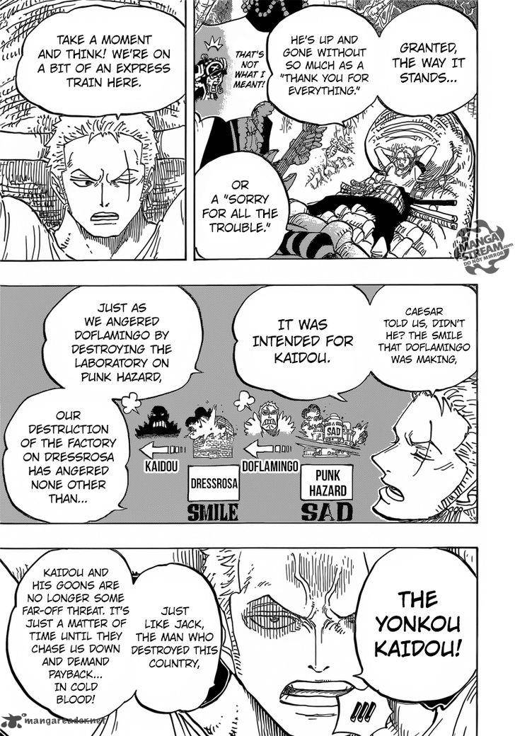 One Piece Chapter 814 — page 9