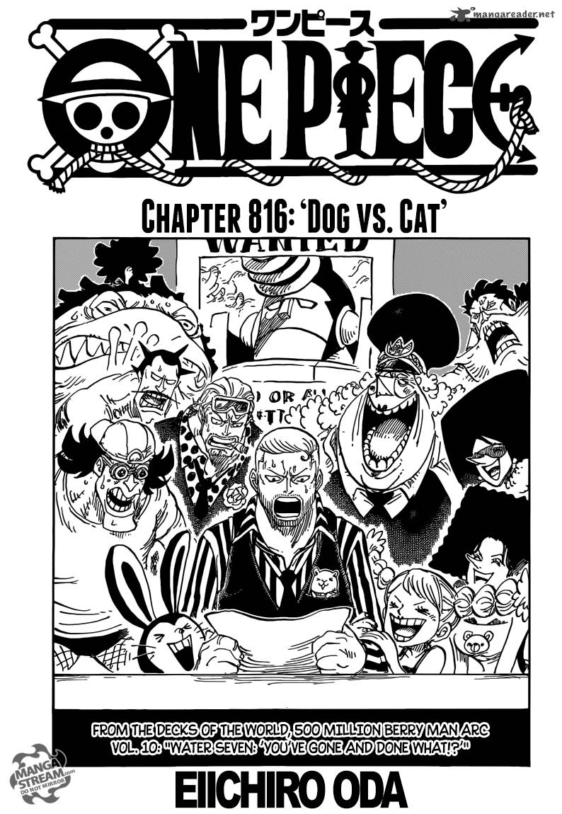One Piece Chapter 816 — page 1