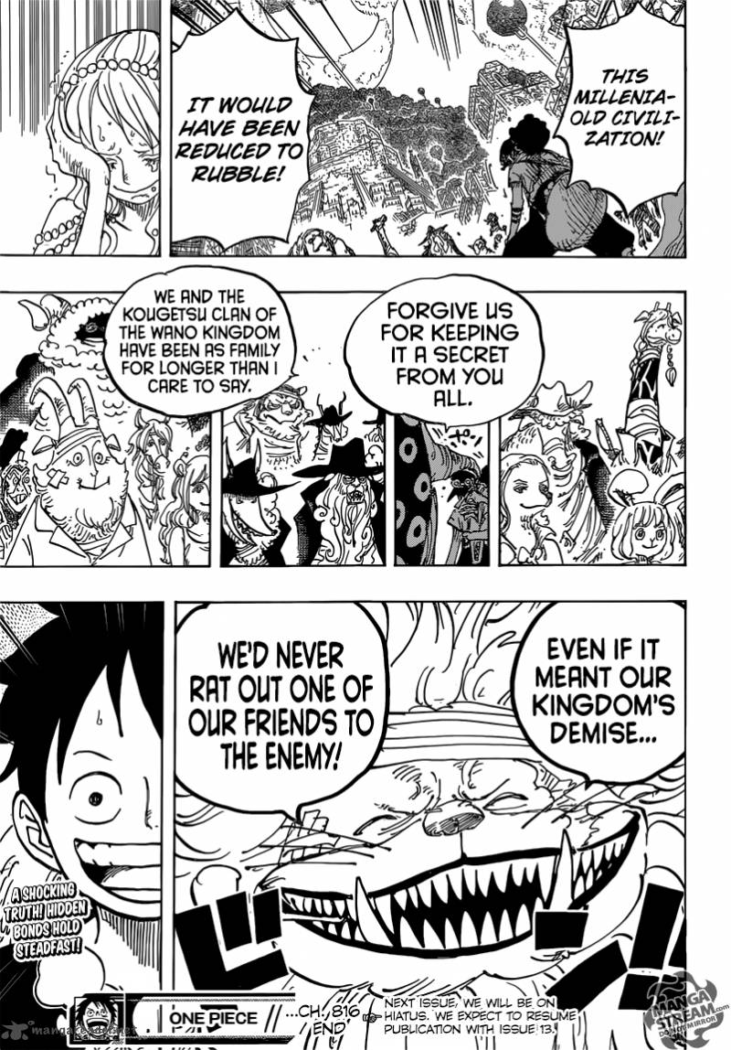 One Piece Chapter 816 — page 18