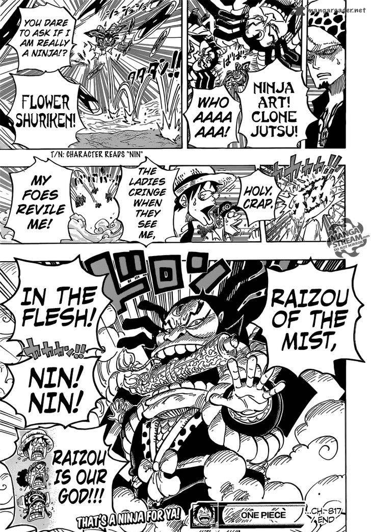 One Piece Chapter 817 — page 19