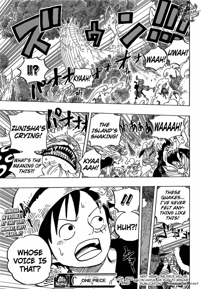 One Piece Chapter 820 — page 19