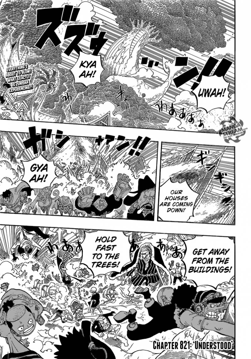 One Piece Chapter 821 — page 5