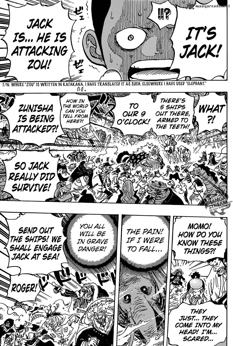 One Piece Chapter 821 — page 11