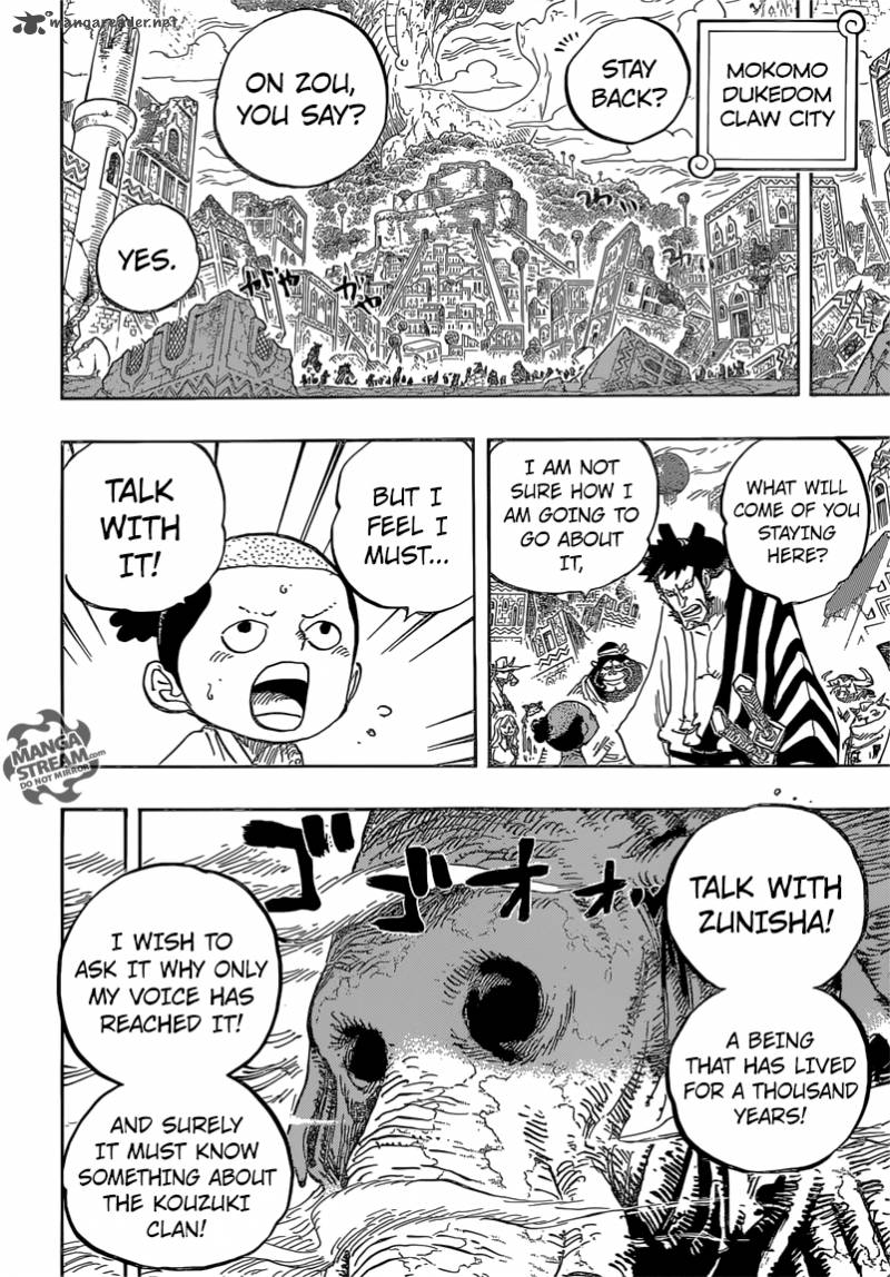 One Piece Chapter 822 — page 6