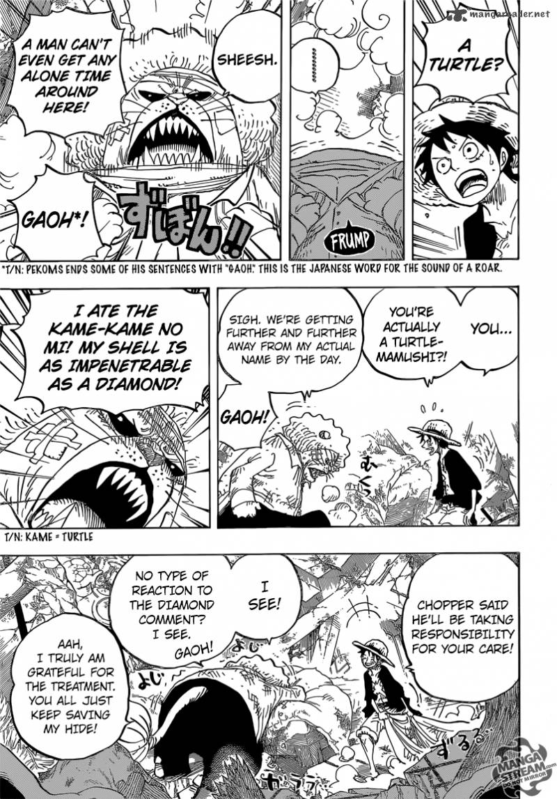 One Piece Chapter 822 — page 9