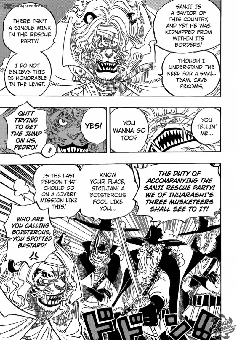 One Piece Chapter 822 — page 11