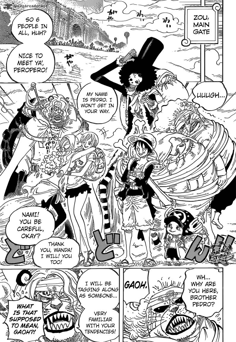 One Piece Chapter 822 — page 15