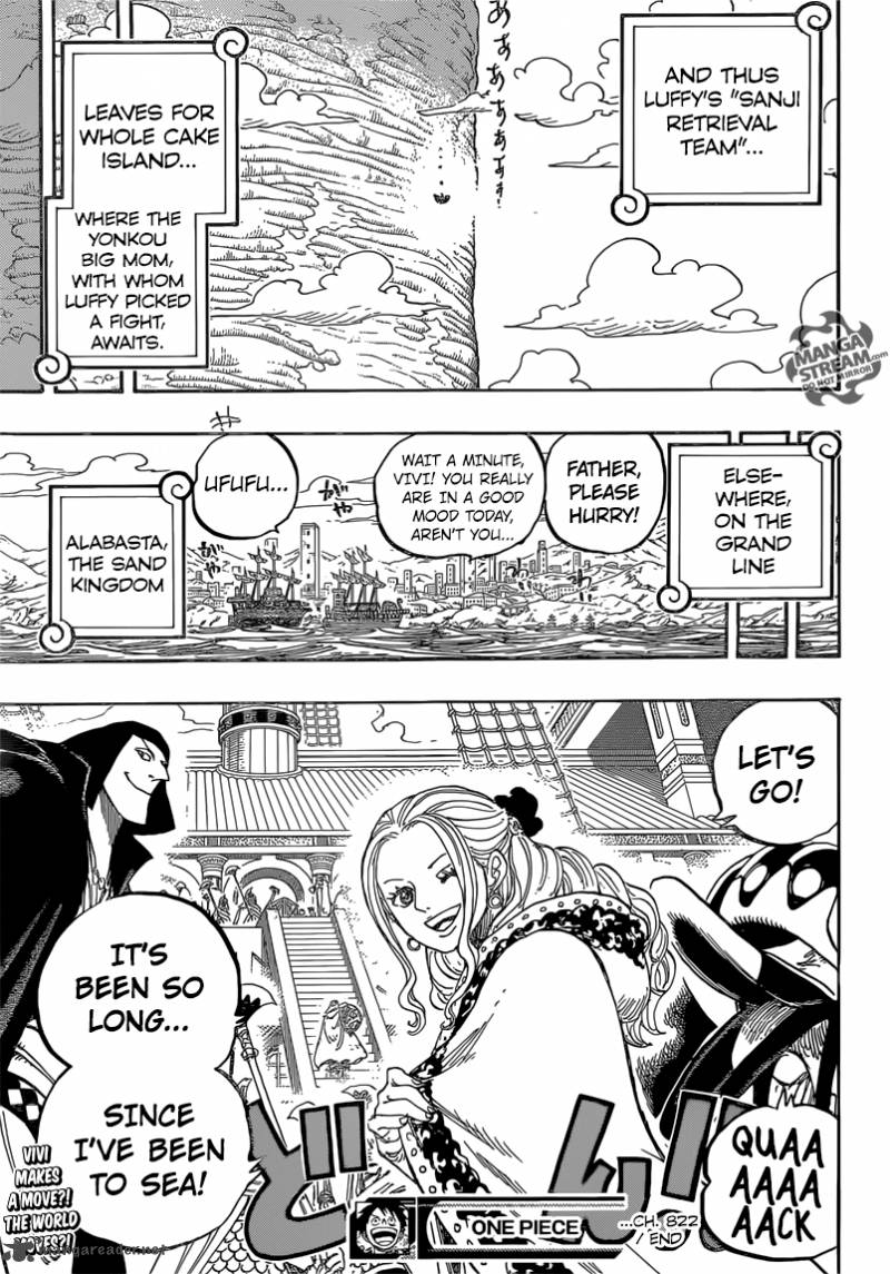 One Piece Chapter 822 — page 19