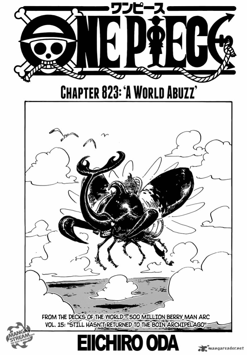 One Piece Chapter 823 — page 1