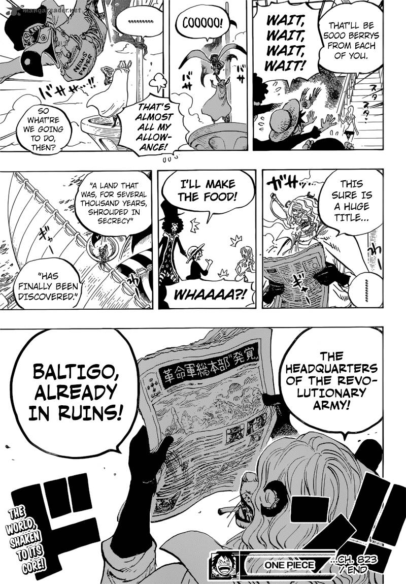 One Piece Chapter 823 — page 18