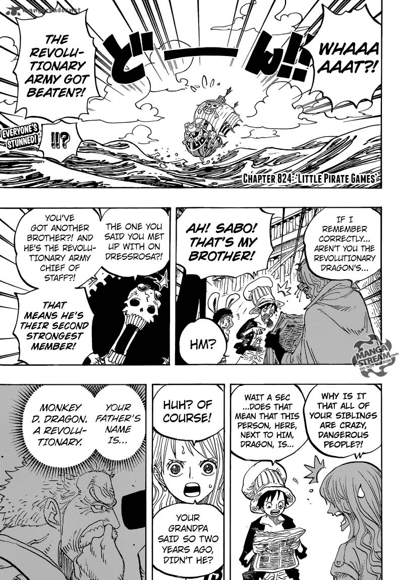 One Piece Chapter 824 — page 4