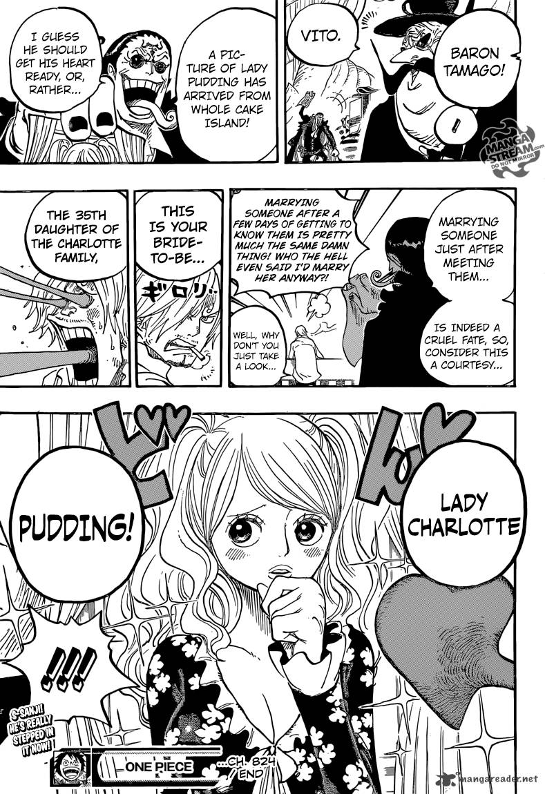 One Piece Chapter 824 — page 19