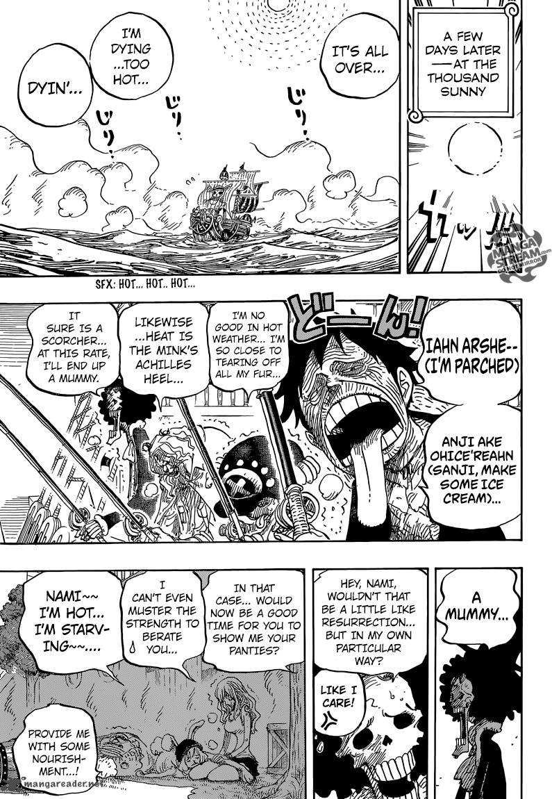 One Piece Chapter 825 — page 9