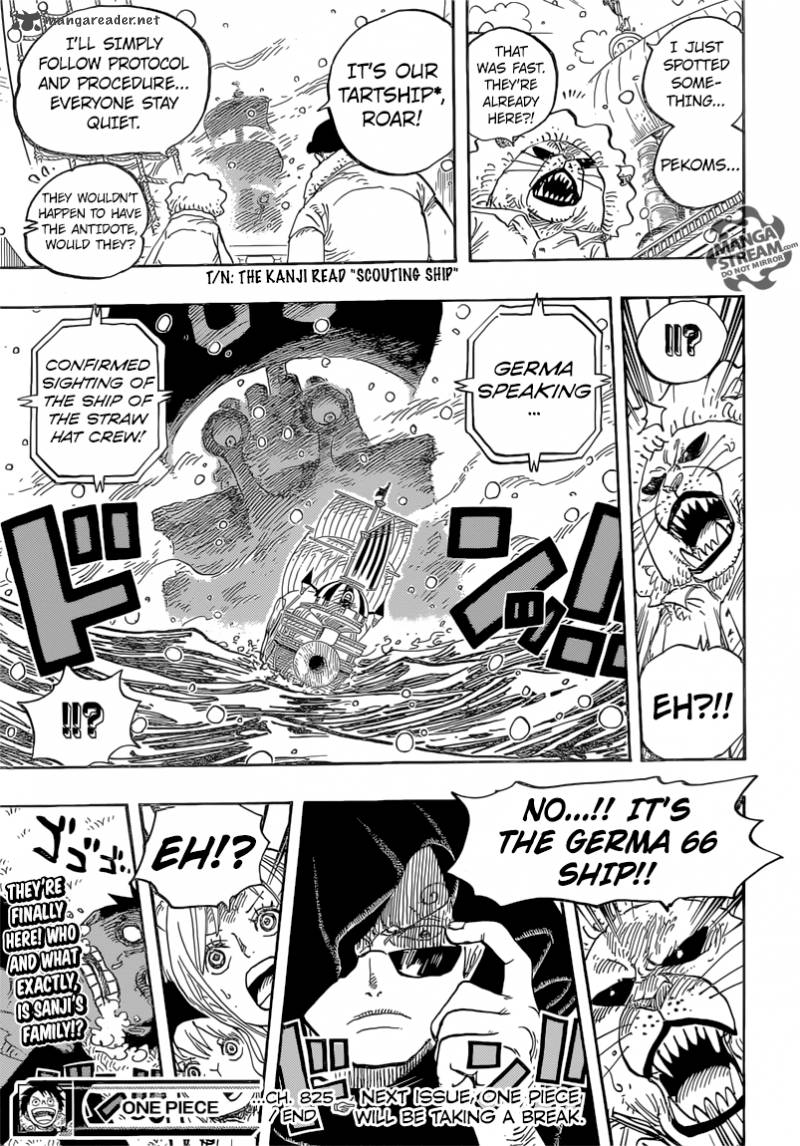 One Piece Chapter 825 — page 15