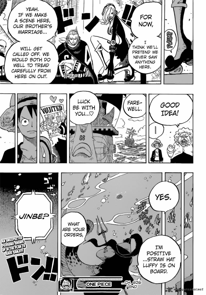 One Piece Chapter 826 — page 19