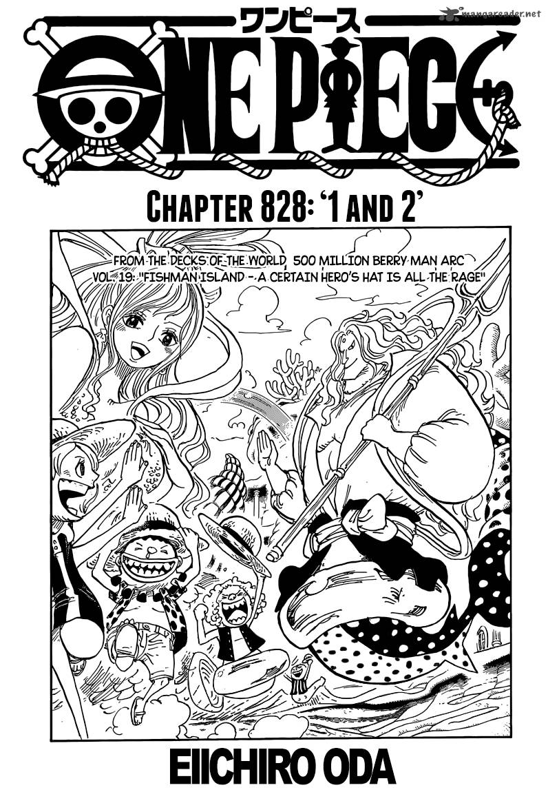 One Piece Chapter 828 — page 1