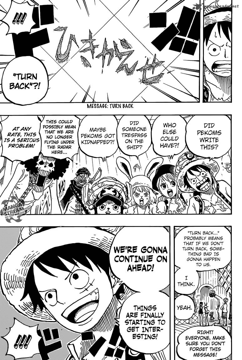 One Piece Chapter 828 — page 15