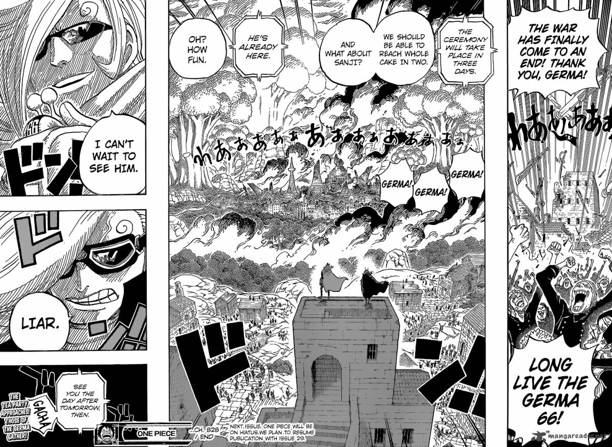 One Piece Chapter 828 — page 18