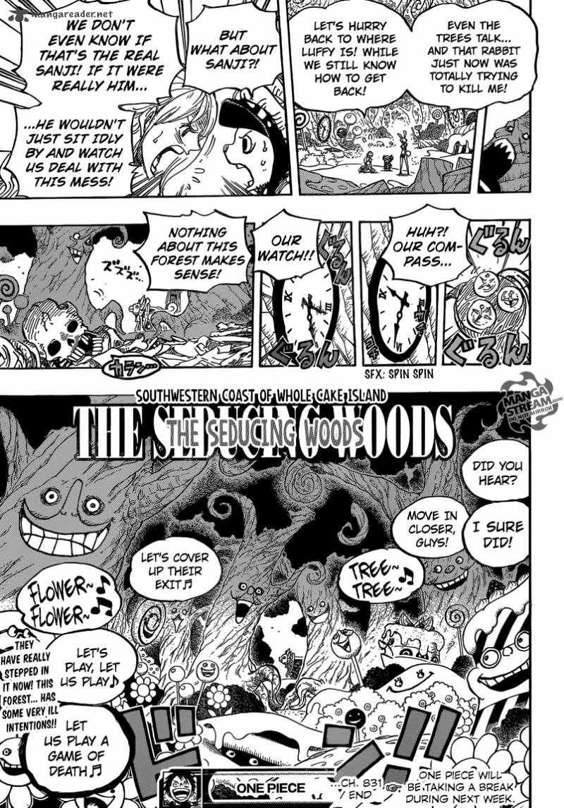 One Piece Chapter 831 — page 19