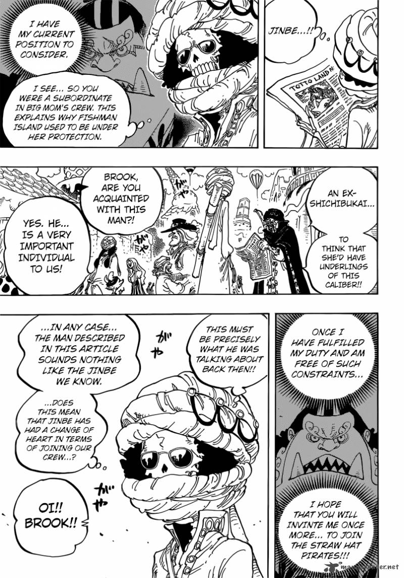 One Piece Chapter 834 — page 7