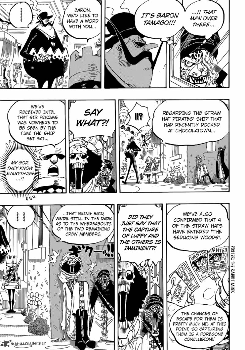 One Piece Chapter 834 — page 9
