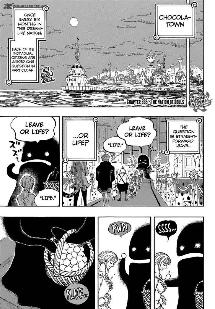 One Piece Chapter 835 — page 5