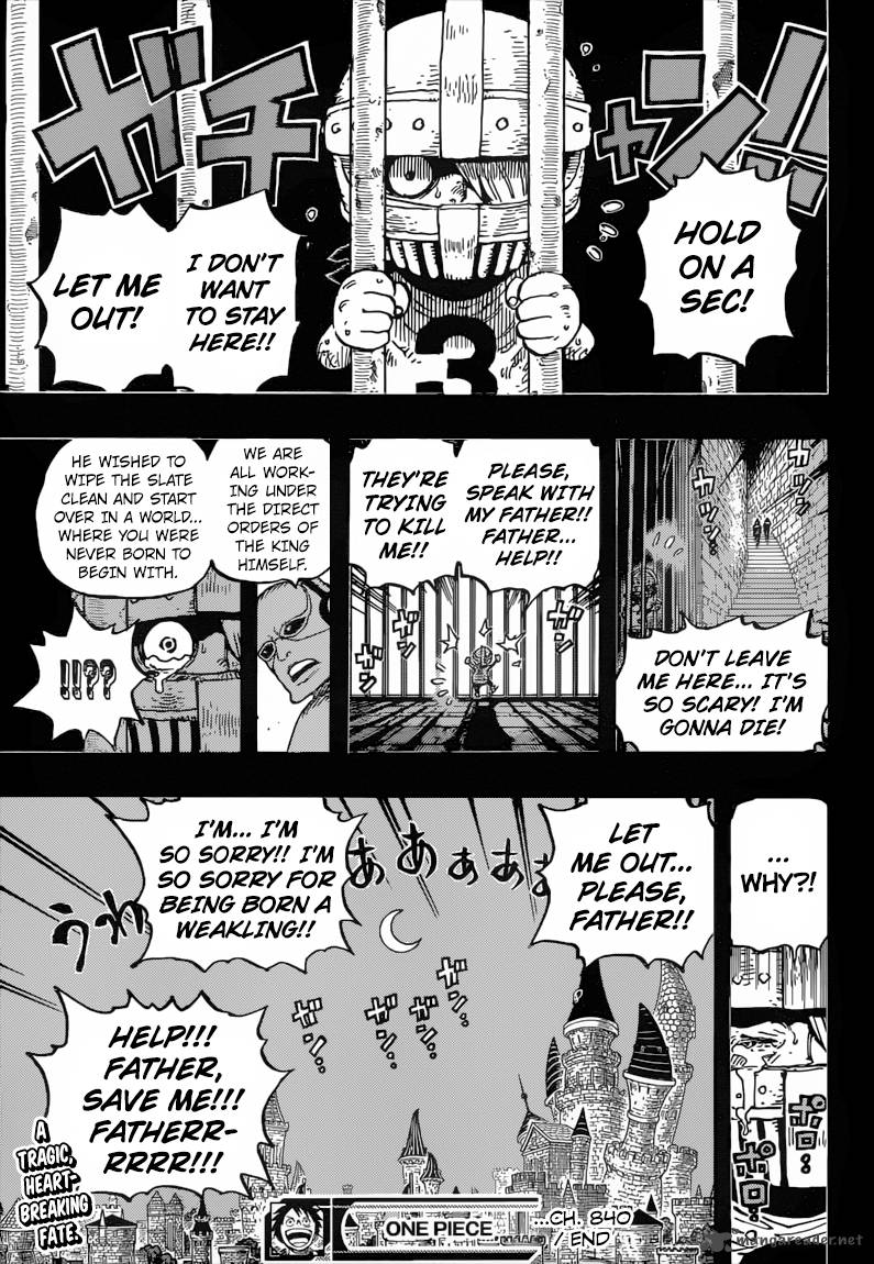 One Piece Chapter 840 — page 19