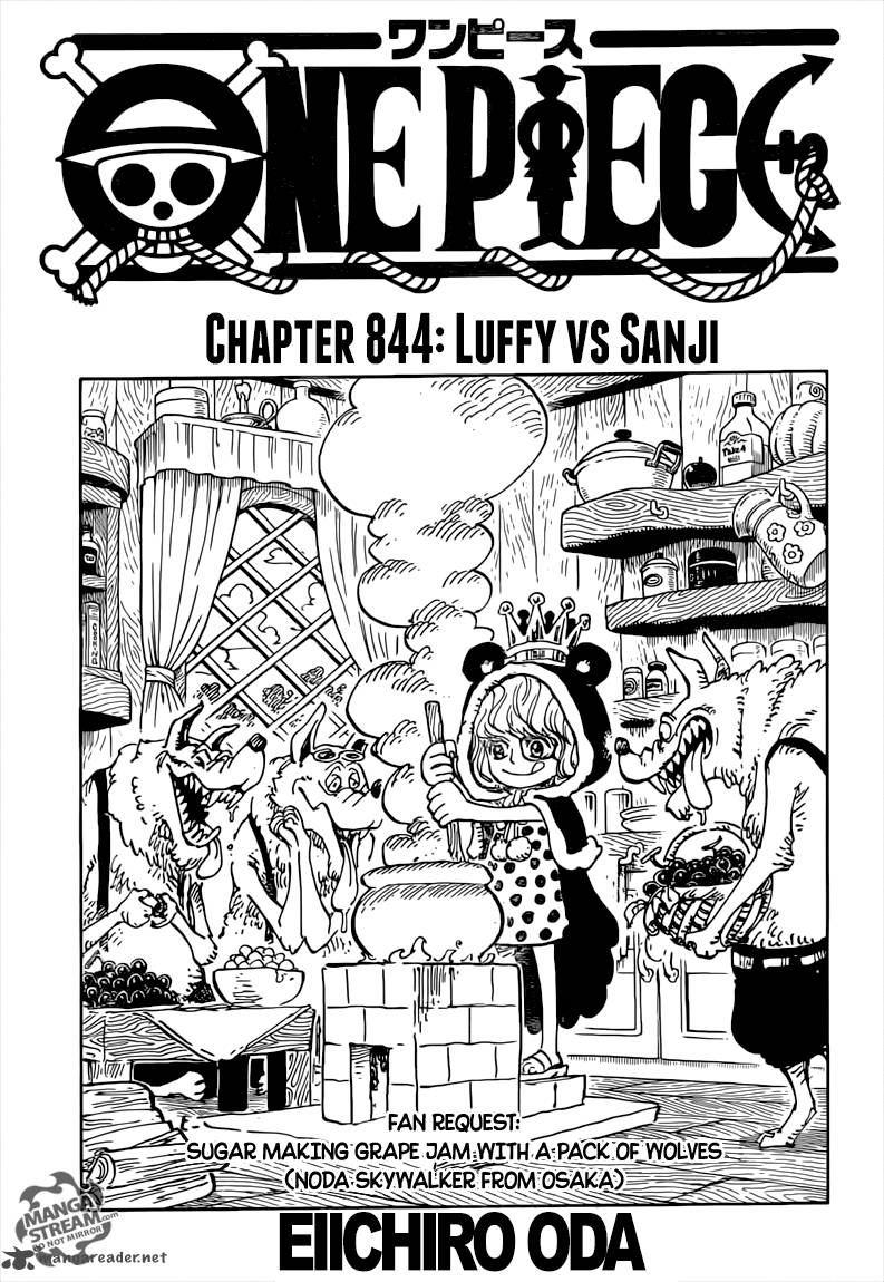 One Piece Chapter 844 — page 1