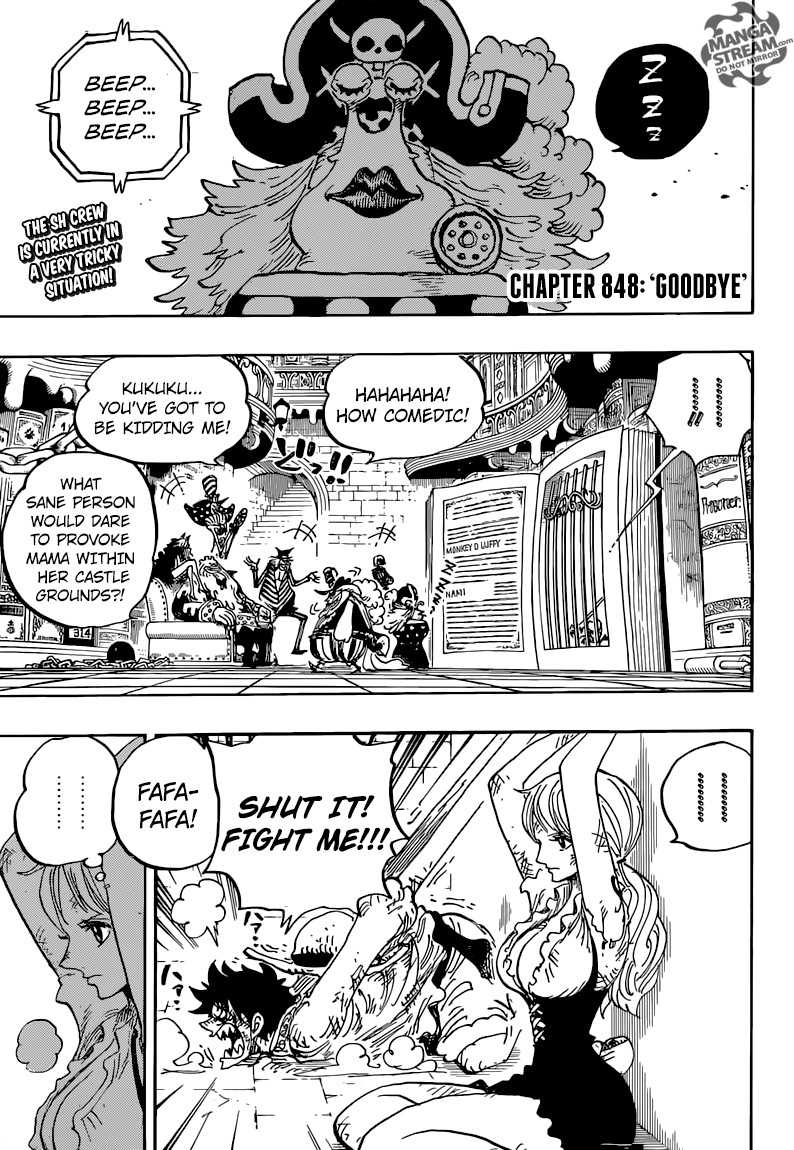 One Piece Chapter 848 — page 3