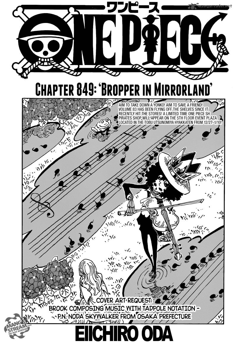 One Piece Chapter 849 — page 2