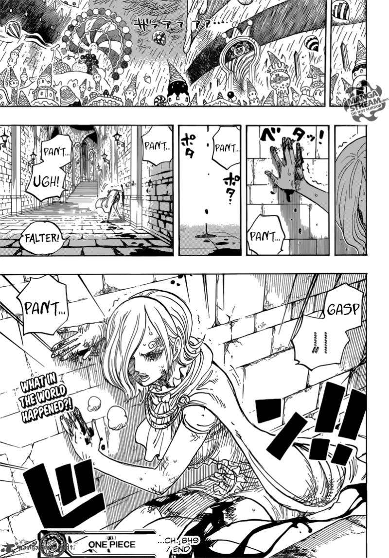 One Piece Chapter 849 — page 19