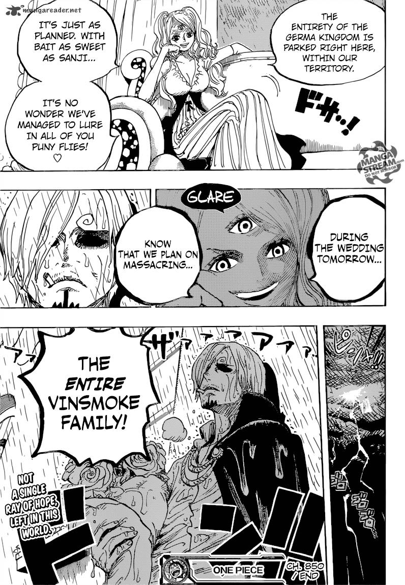 One Piece Chapter 850 — page 18
