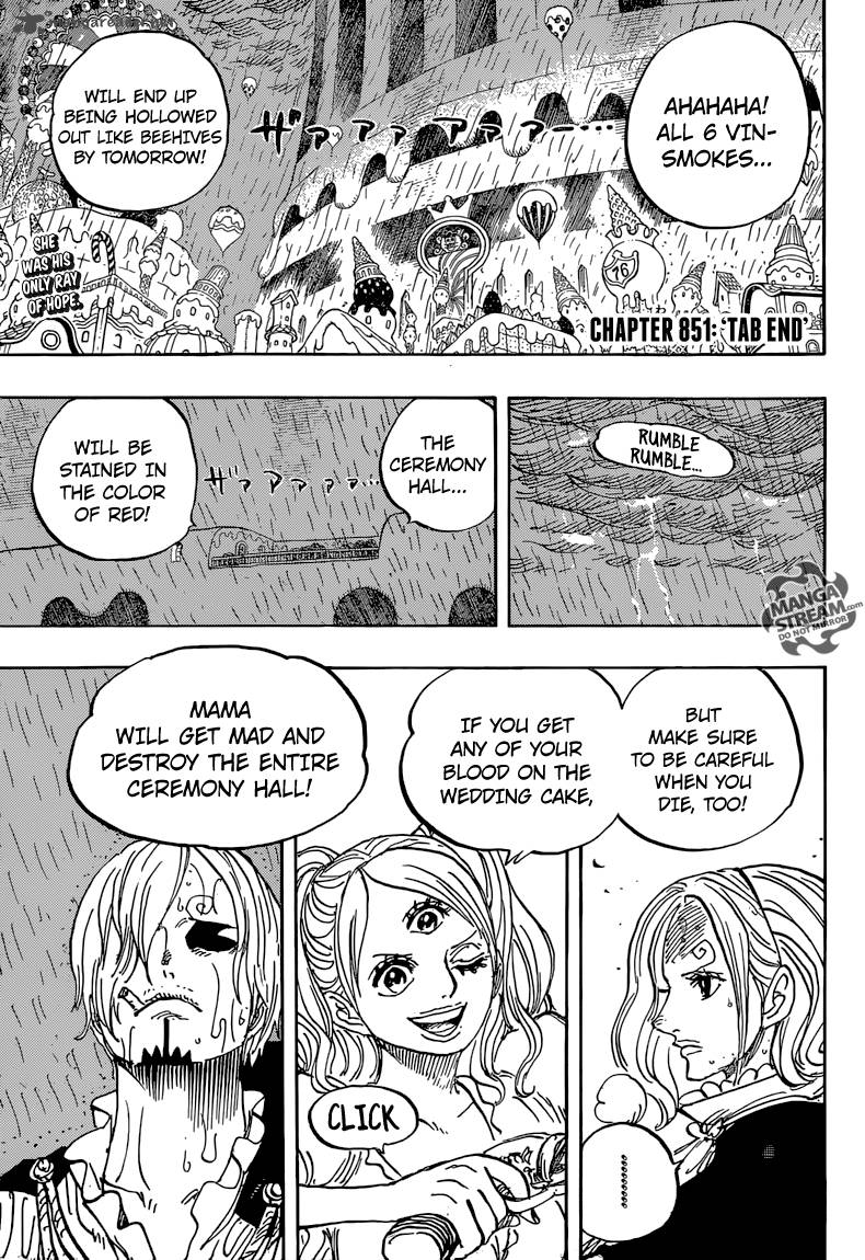 One Piece Chapter 851 — page 3