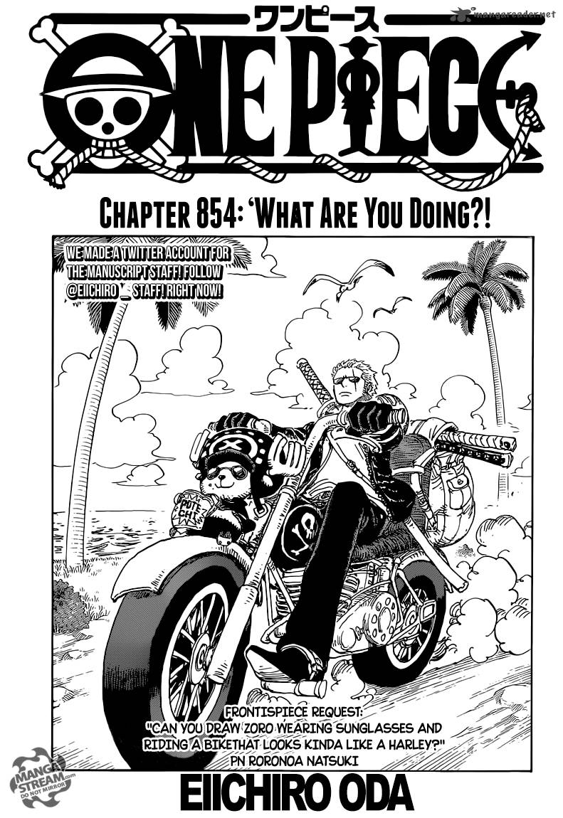 One Piece Chapter 854 — page 1