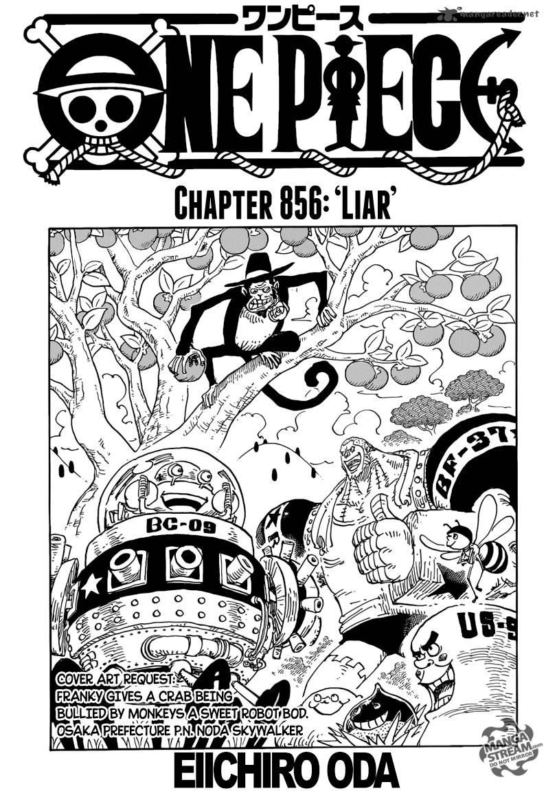 One Piece Chapter 856 — page 1