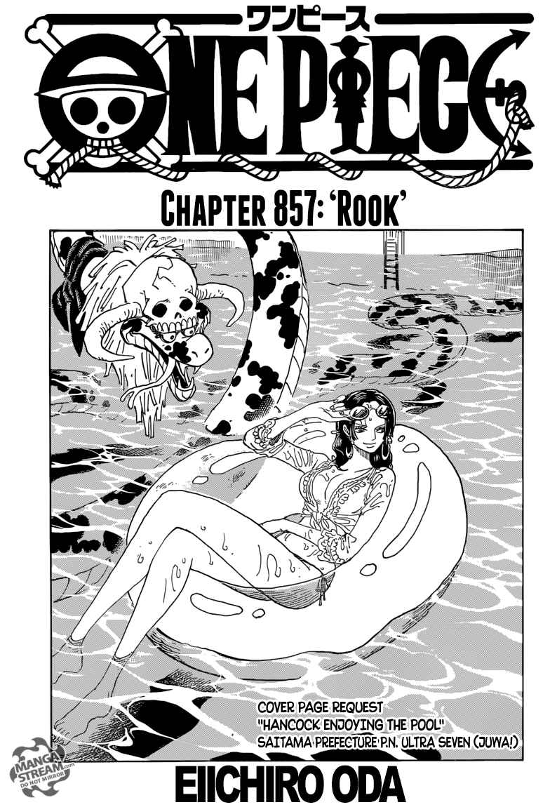 One Piece Chapter 857 — page 1