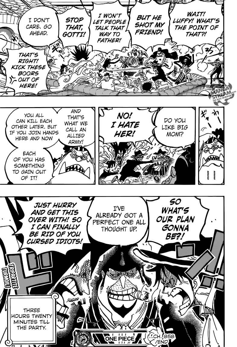 One Piece Chapter 858 — page 17