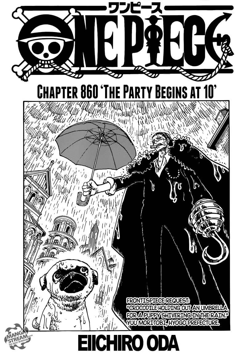 One Piece Chapter 860 — page 1