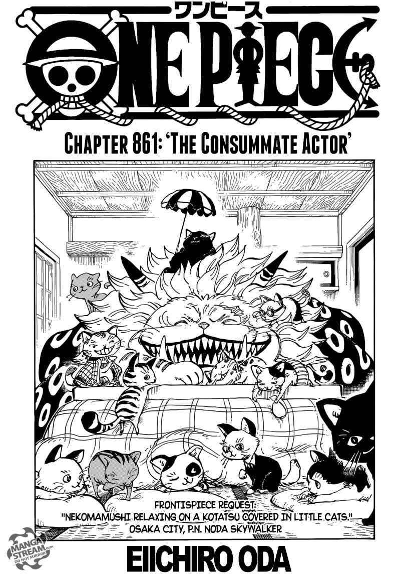 One Piece Chapter 861 — page 1
