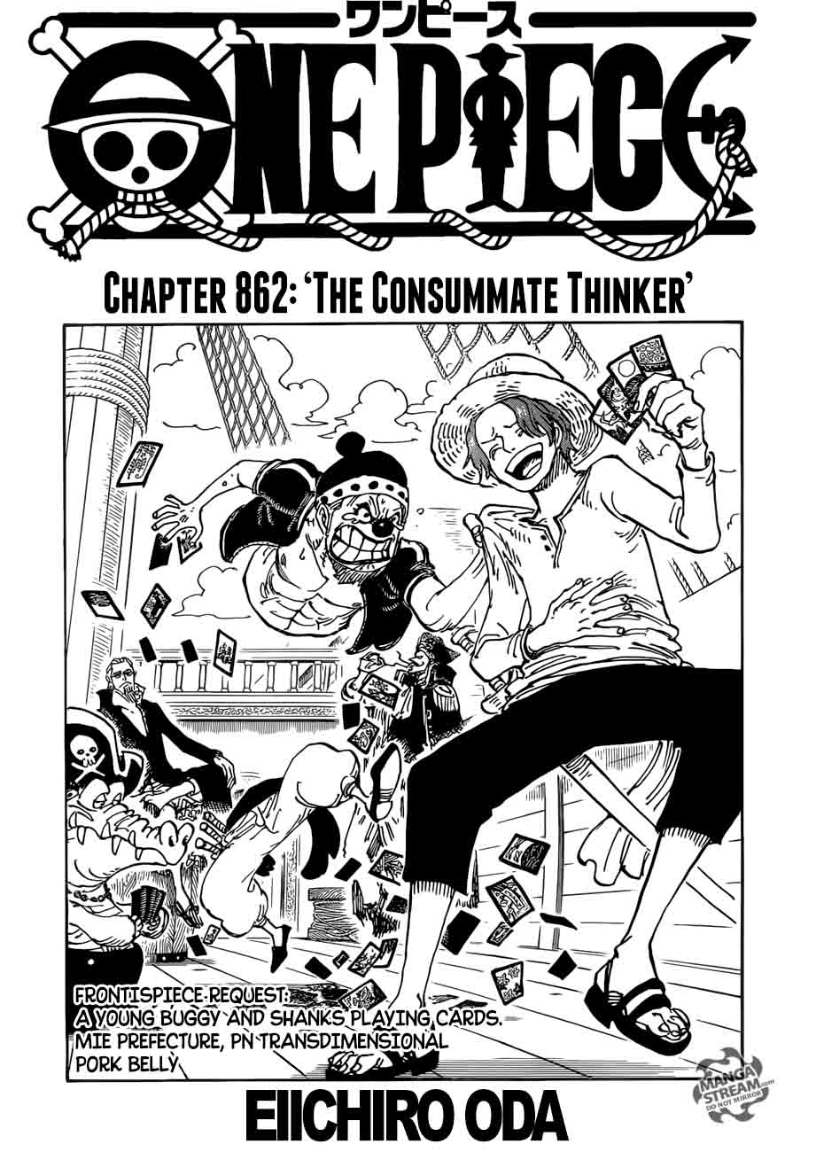 One Piece Chapter 862 — page 1