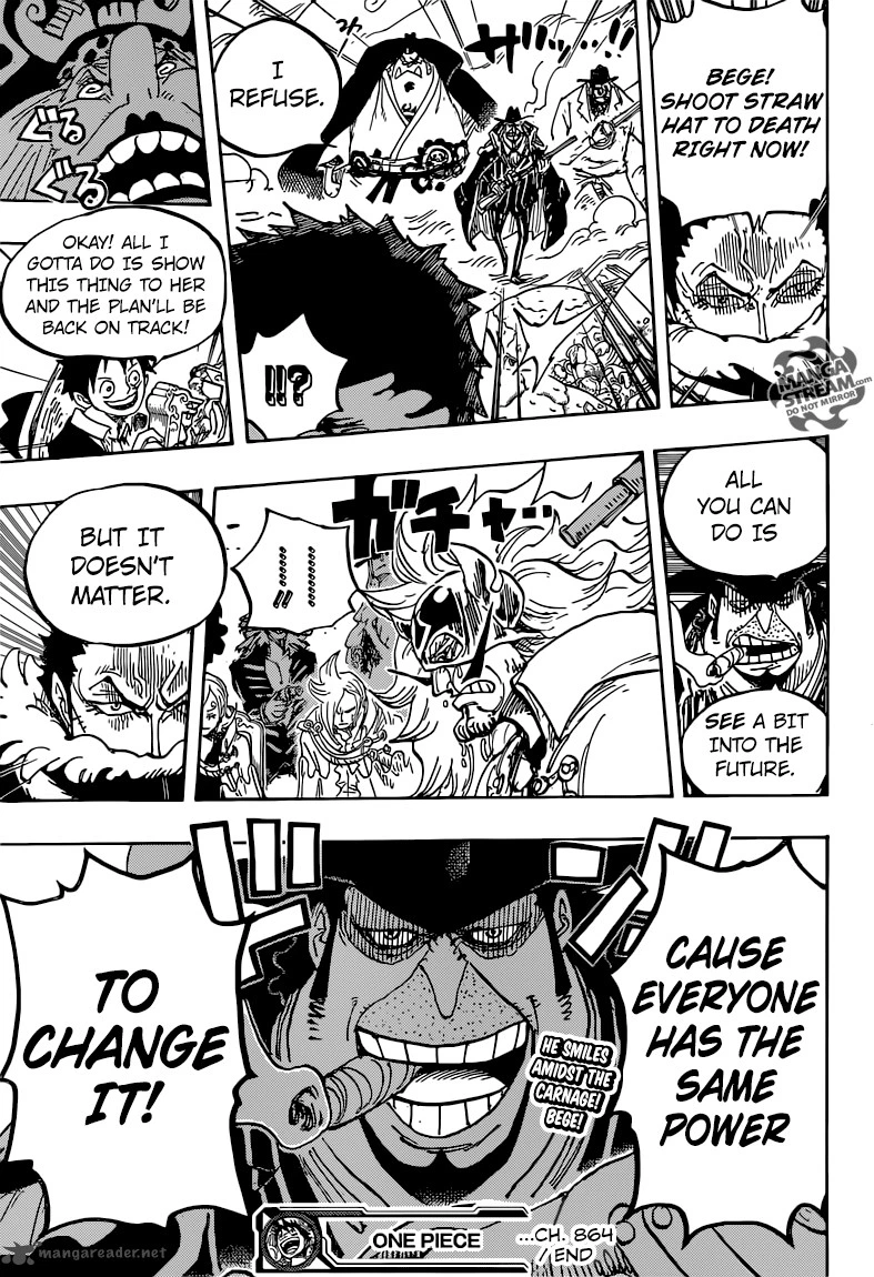 One Piece Chapter 864 — page 16