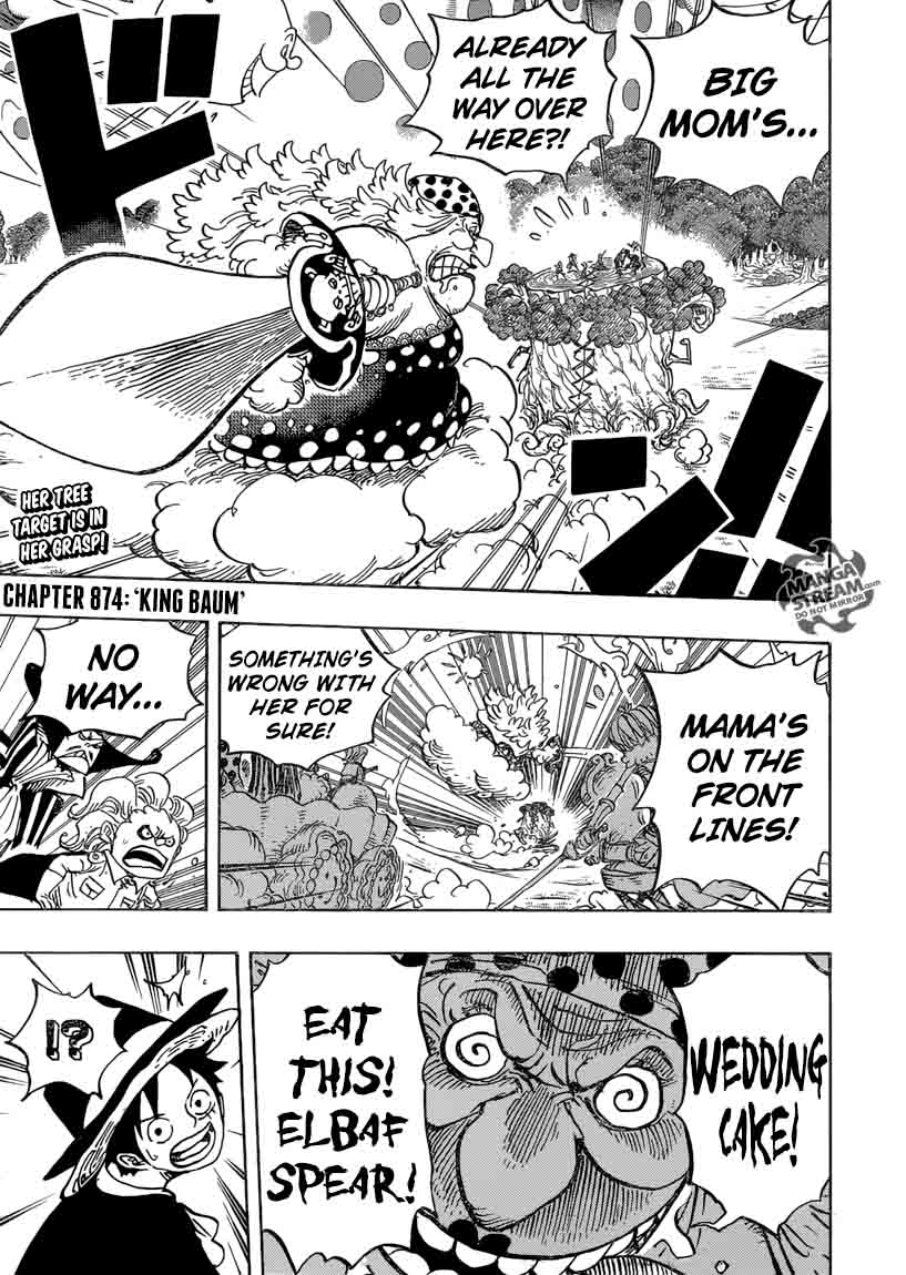One Piece Chapter 874 — page 2