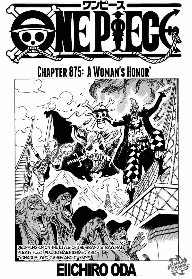 One Piece Chapter 875 — page 1