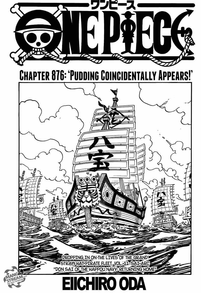 One Piece Chapter 876 — page 1