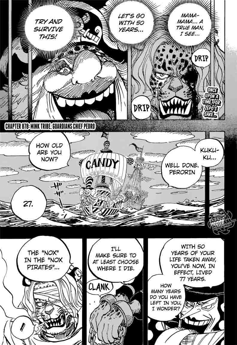 One Piece Chapter 878 — page 3
