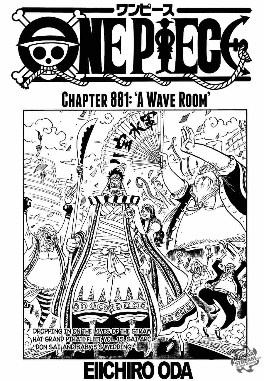 One Piece Chapter 881 — page 1