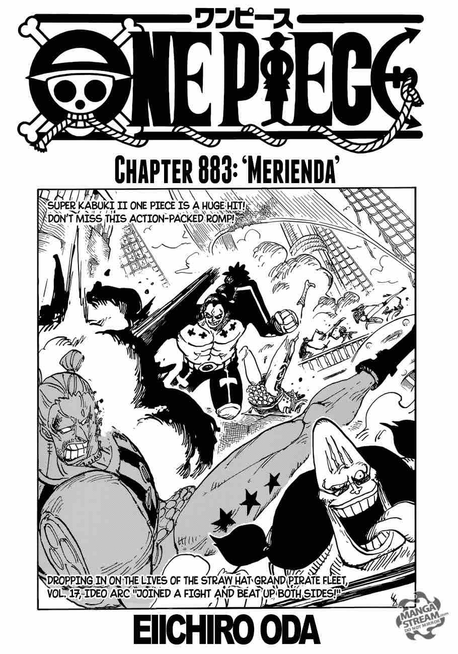 One Piece Chapter 883 — page 1
