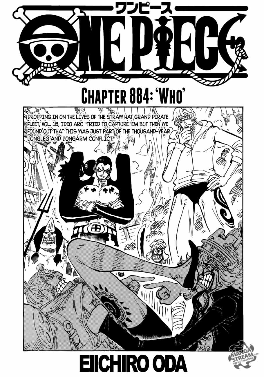 One Piece Chapter 884 — page 1